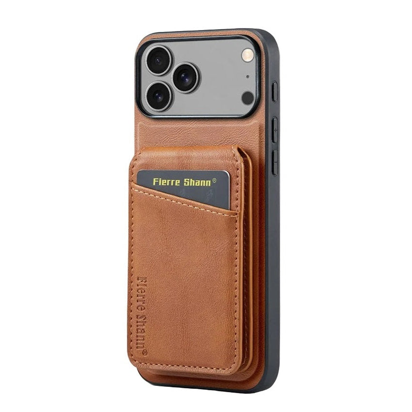 2-in-1 Detachable Magsafe Leather Wallet Case for iPhone 17 Series