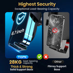 Universal Hands-Free Car Phone Holder with Metal Hook Air Vent Clip