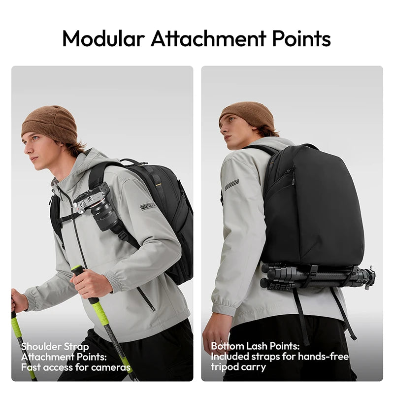 Ulanzi YY038 V2 22L Multi-Pocket Camera Travel Backpack