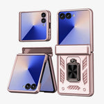 Samsung Galaxy Z Flip 7 Shockproof Armor Case with Kickstand