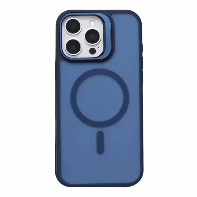 iPhone 15 Series Matte MagSafe Case with Bracket Stand Support