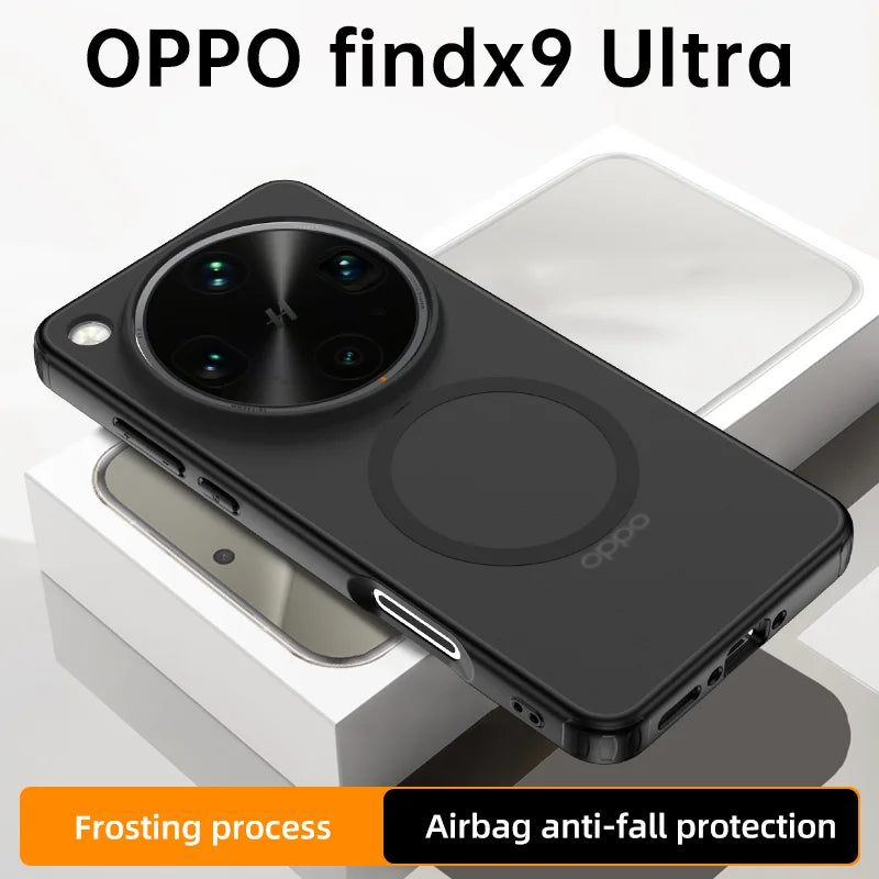 Semi-Transparent Magnetic Case for OPPO Find X9 Ultra