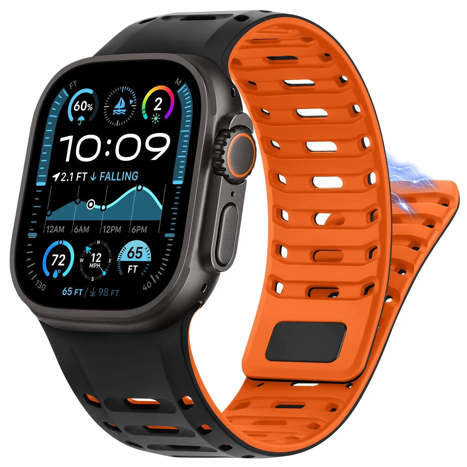 Sport Silicone Magnetic Strap for Apple Watch