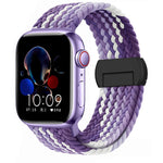 Stretchable Braided Solo Loop with Magnetic Closure for Apple Watch
