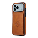 Anti-Theft Leather Folio Wallet Case for iPhone 17 Series