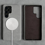 Luxury Suede Alcantara Magnetic Case for Samsung Galaxy S24 Series