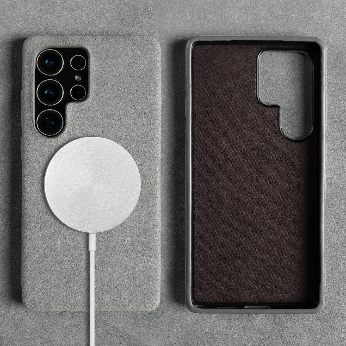 Premium Magnetic Alcantara Case for Samsung Galaxy S25 Series