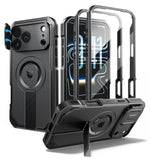 Shockproof Kickstand Case with Raised Camera Protection for iPhone 18 Pro Max