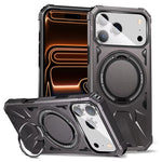 Shockproof MagSafe Case with Built-In Ring Stand for iPhone 17 Series