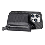 Protective Leather Zipper Wallet Case for iPhone 15 Series