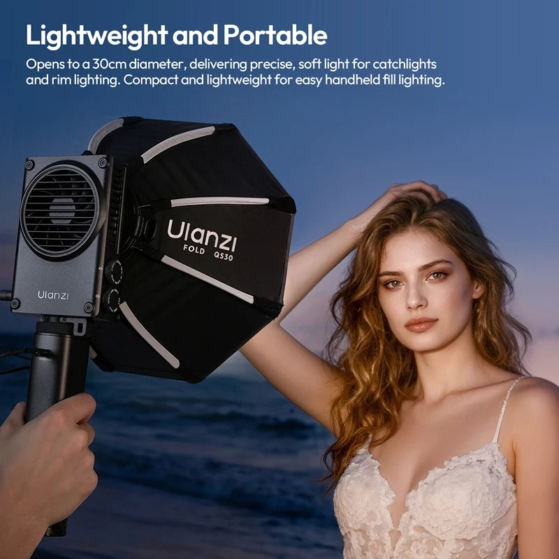 Ulanzi QS30 Foldable 30cm Softbox with Mini Bowens Mount