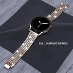 Luxury Diamond Stainless Steel Band for Samsung Galaxy Watch 8 & Galaxy Watch 8 Classic