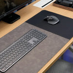 Reversible Leather and Cork Desk Mat Mouse Pad