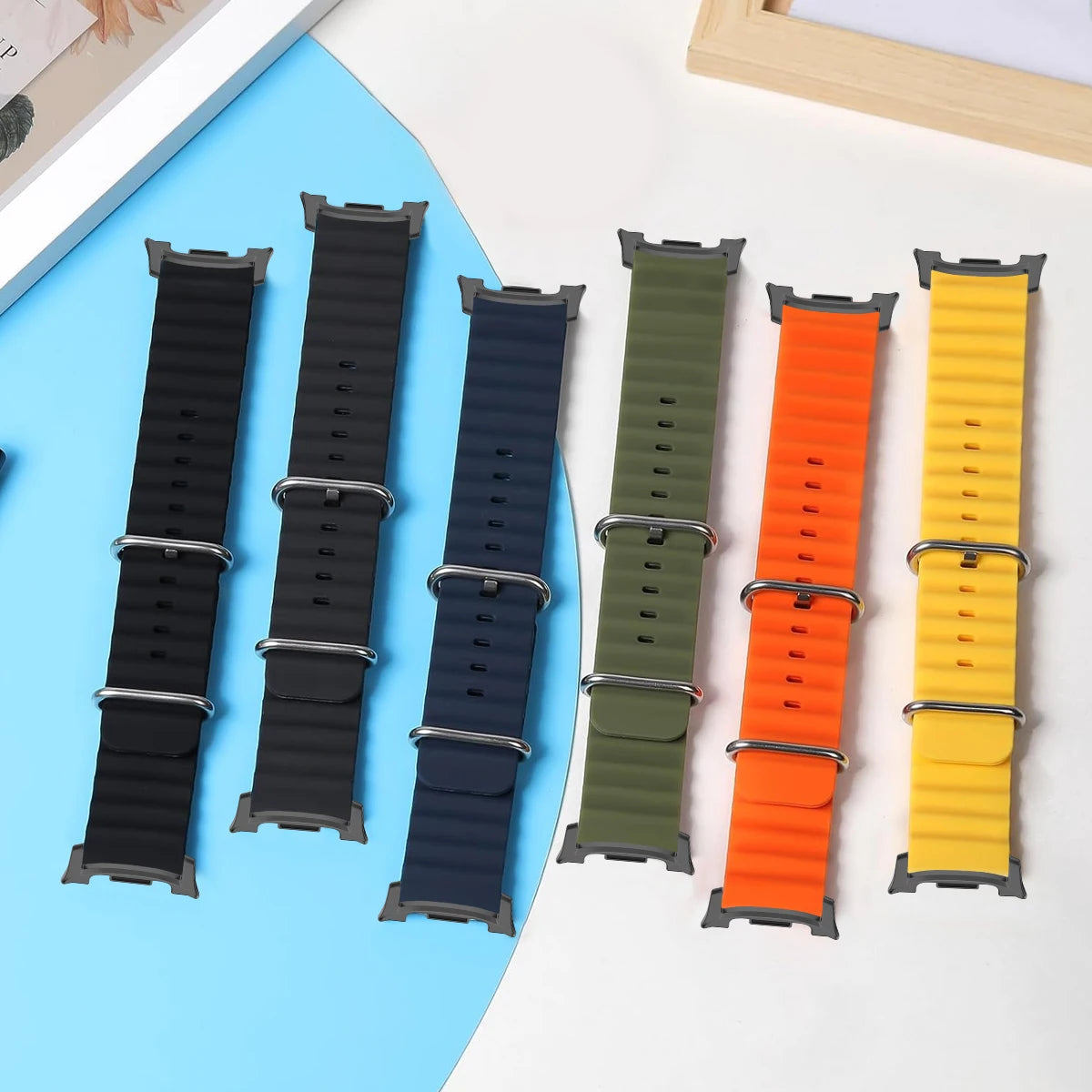 Ocean Silicone Strap for Samsung Galaxy Watch 8 & Galaxy Watch 8 Classic