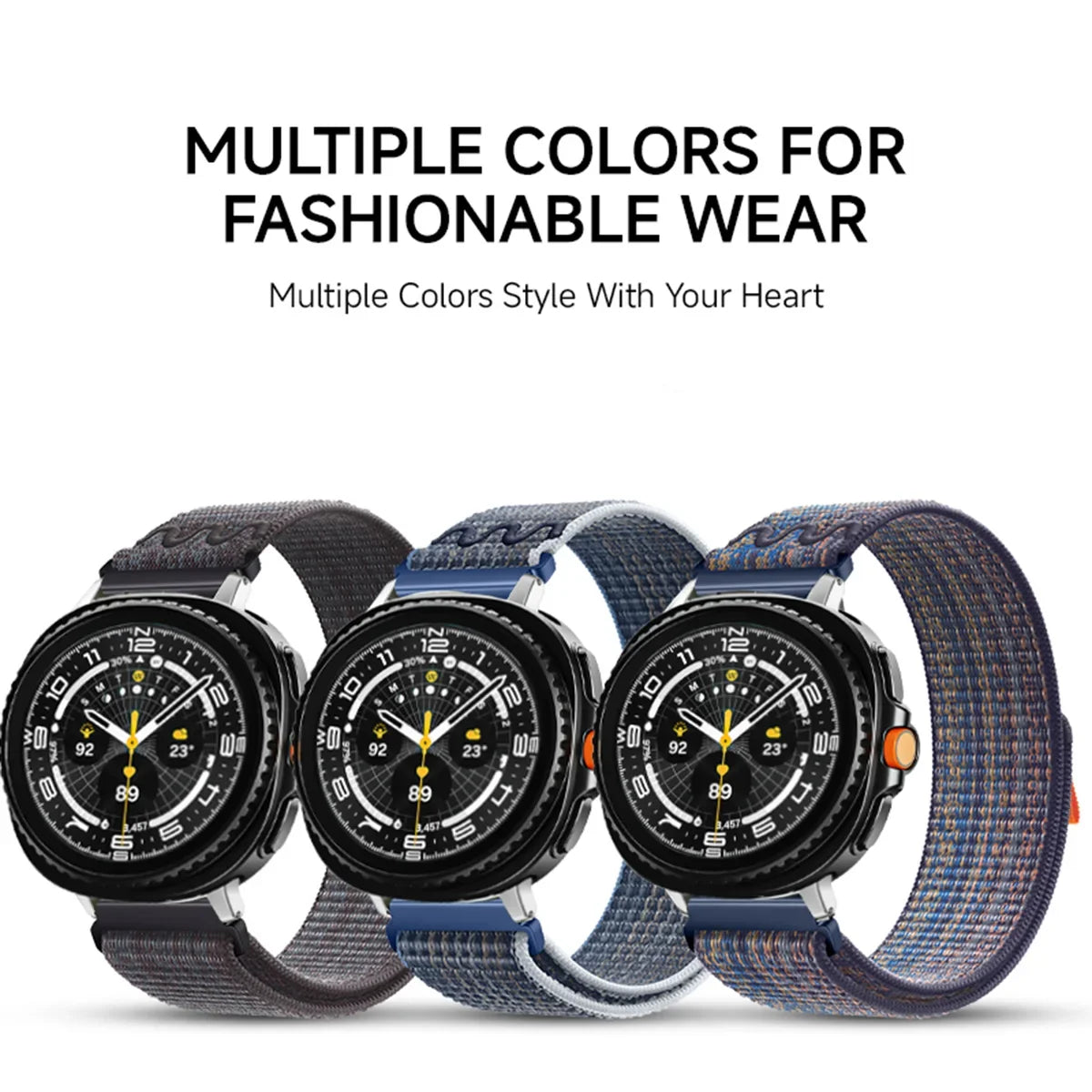 Elastic Nylon Sport Band for Samsung Galaxy Watch 8 / Galaxy Watch 8 Classic