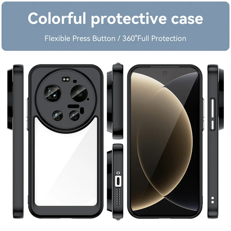 Transparent TPU Camera Protection Case for Xiaomi 17 Series