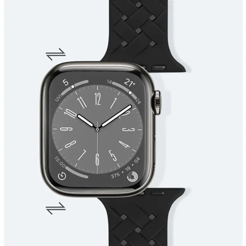 Sport Breathable Silicone Strap for Apple Watch