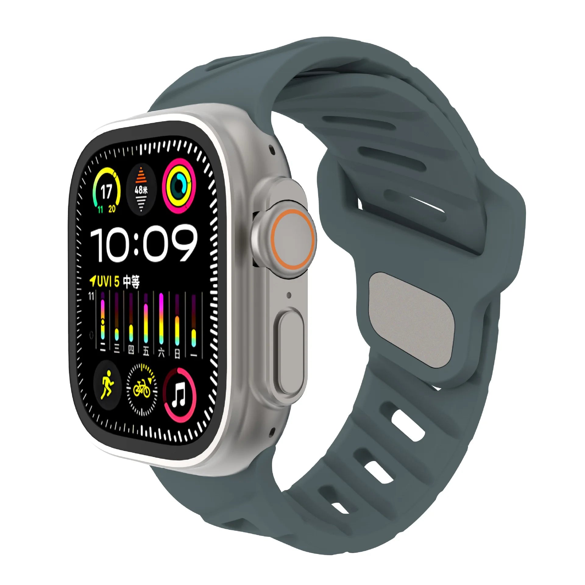 Premium Sport Silicone Strap for Apple Watch