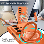 Samsung Galaxy Z Fold 6 Case with 360° Rotating Ring Stand