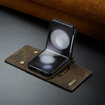 Card Holder Crossbody Lanyard Wallet Leather Phone Case for Samsung Galaxy Z Flip 5