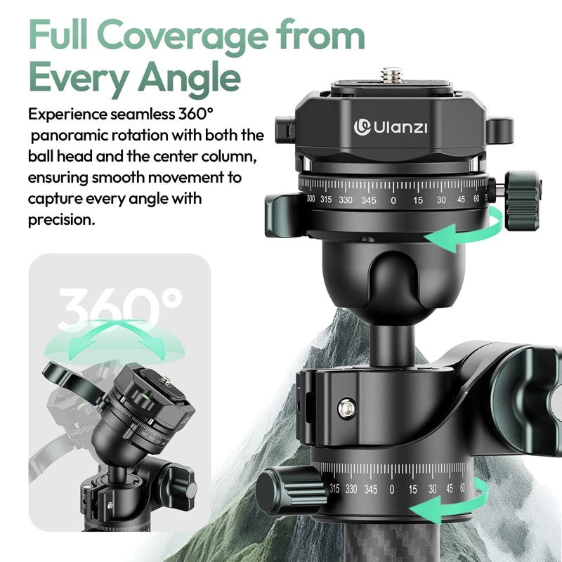 Ulanzi JJ05 GlideGo Carbon Fiber Tripod