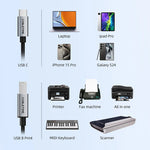 CABLETIME USB-C to USB-B Printer Cable