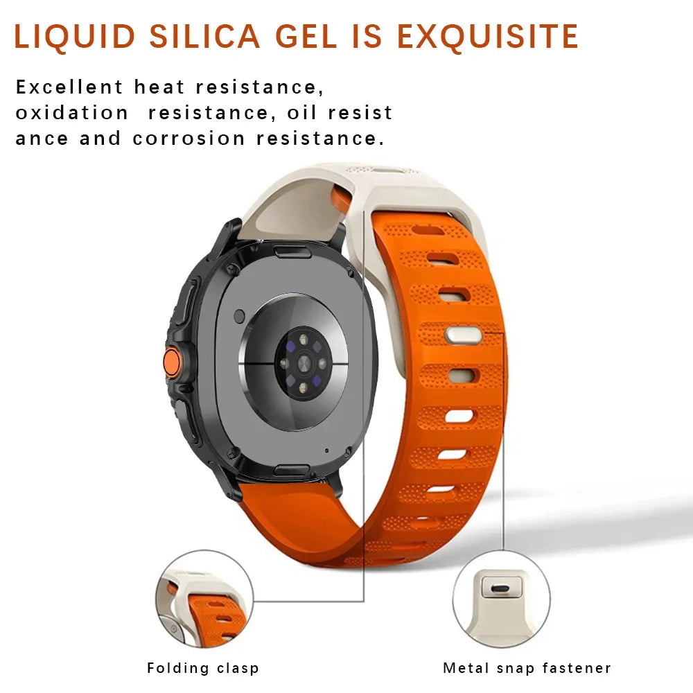 QuickFit Silicone Strap for Samsung Galaxy Watch 8 / Galaxy Watch 8 Classic