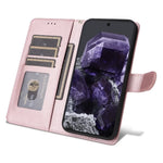 Google Pixel 9 Leather Flip Wallet Case with Wrist Strap & Card Holder