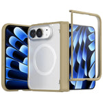 Shockproof Foldable Case with Built-in Tempered Glass Screen Protector for iPhone Duo