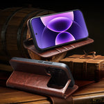 Business Leather Flip Phone Case With Card Slots for Xiaomi 17 Series