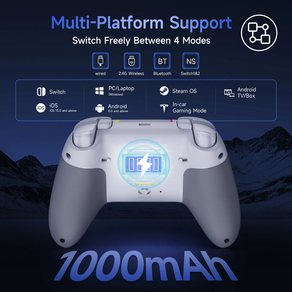 EasySMX X05 Pro Quiet Button Gaming Controller
