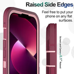 Shockproof Three-Layer Armor Case with Raised Camera Ring for iPhone 18 Series