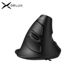 Delux M618BU Ergonomic Vertical Office Mouse