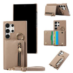 PU Leather Crossbody Wallet Case for Samsung Galaxy S24 Series