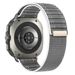Breathable Nylon Fabric Watch Band with Hook-and-Loop Fastener for Samsung Galaxy Watch Ultra 2
