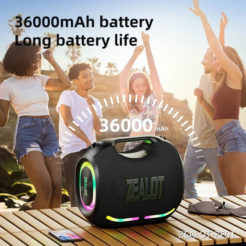 ZEALOT ZE01 120W Portable Bluetooth Speaker