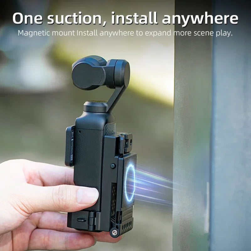 DJI Osmo Pocket 4 Magnetic Desktop and Riding Mount