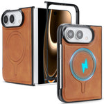 Leather Card Slot Case with MagSafe Compatibility for iPhone Duo