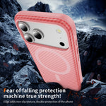 Slim Matte Aramid Fiber Pattern MagSafe Case for iPhone 17 Series