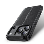 Shockproof Leather & TPU Phone Case for iPhone 17 Series