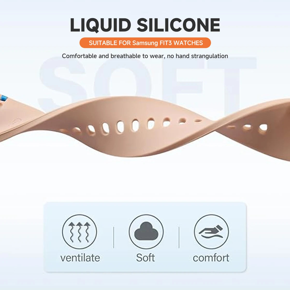 Soft TPU Silicone Band for Samsung Galaxy Watch 8 / Galaxy Watch 8 Classic