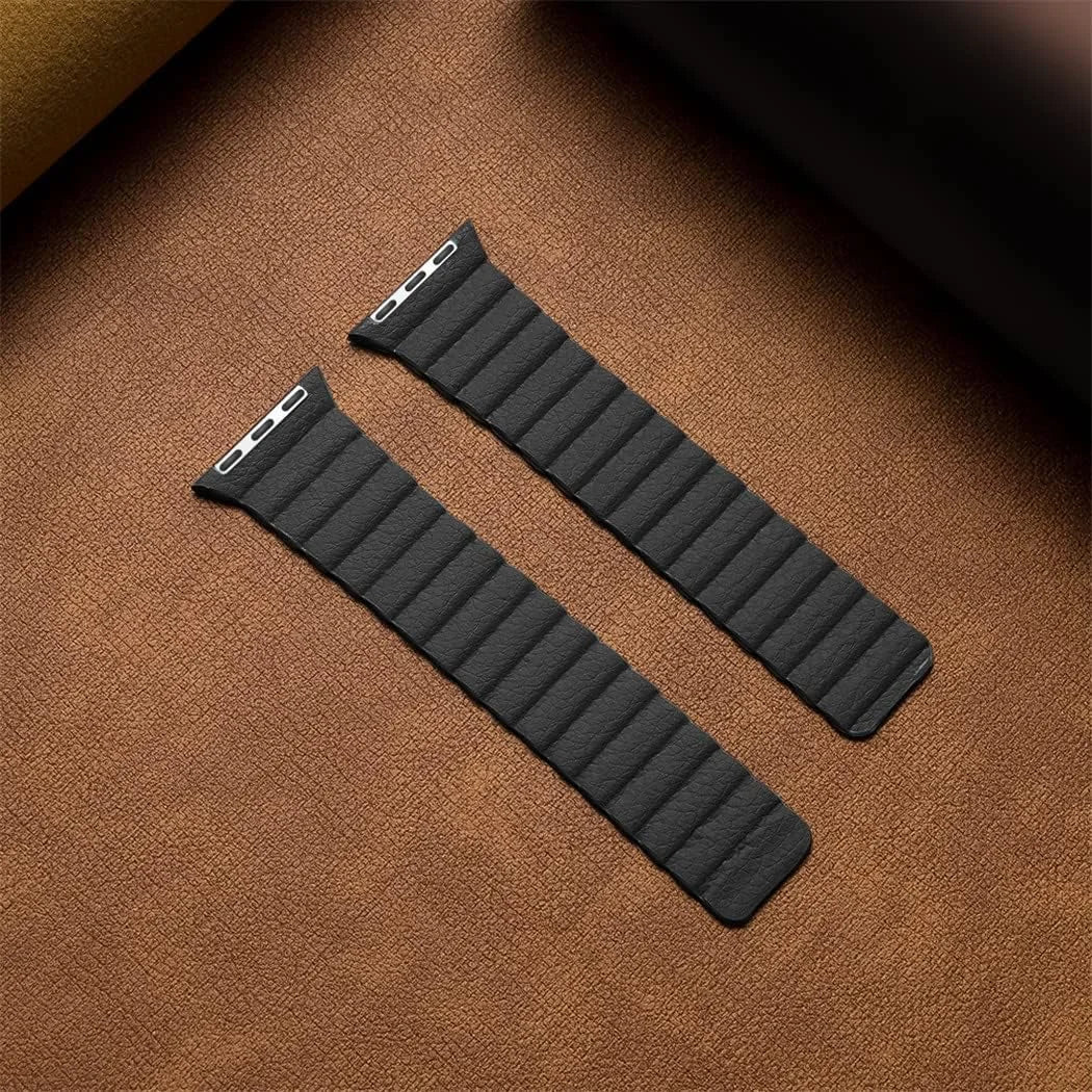 Premium Leather Magnetic Strap for Apple Watch