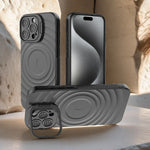 Shockproof MagSafe Case with Folding Camera Stand for iPhone 15 Series