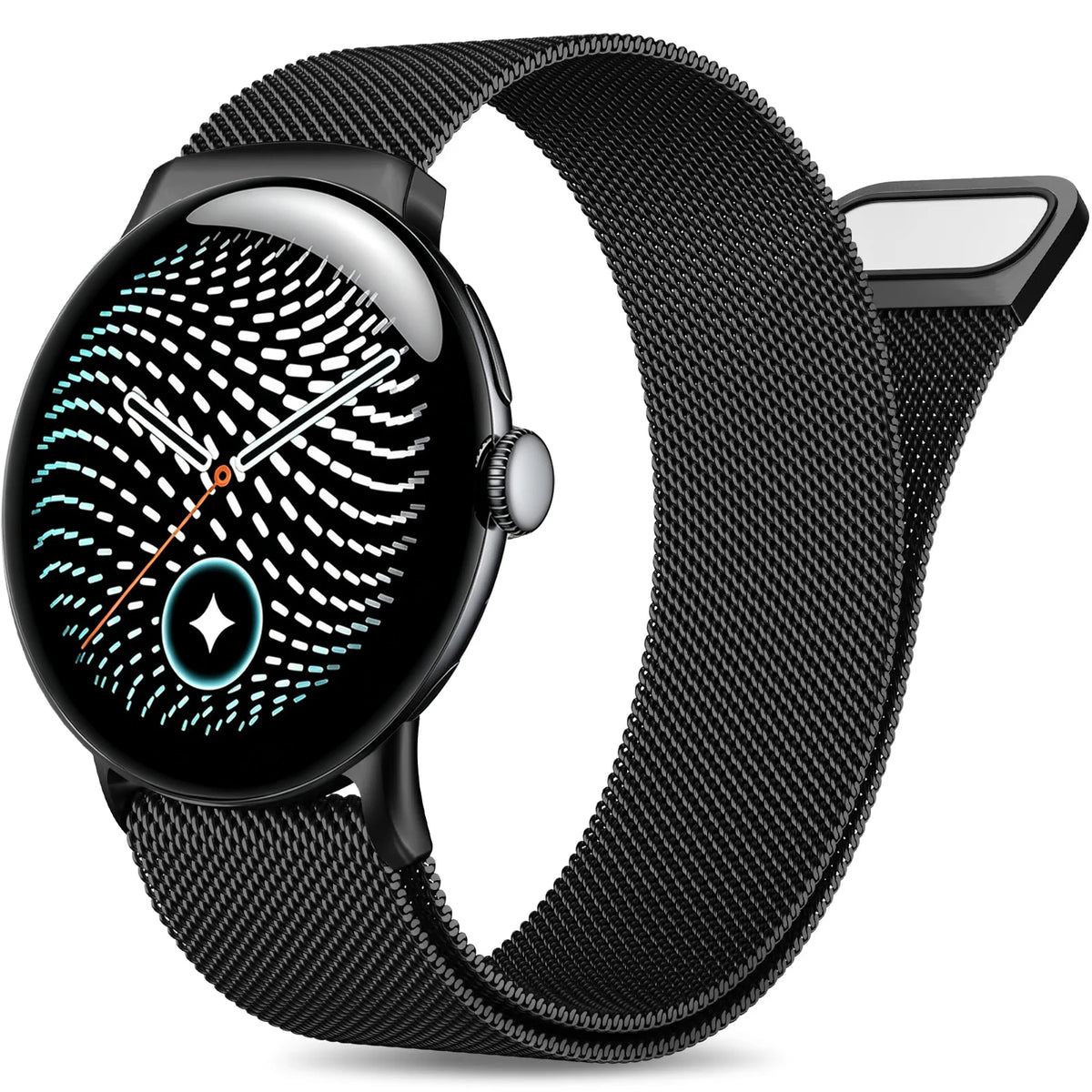 Milanese Mesh Watch Band with Magnetic Clasp Adjustment for Google Pixel Watch 5