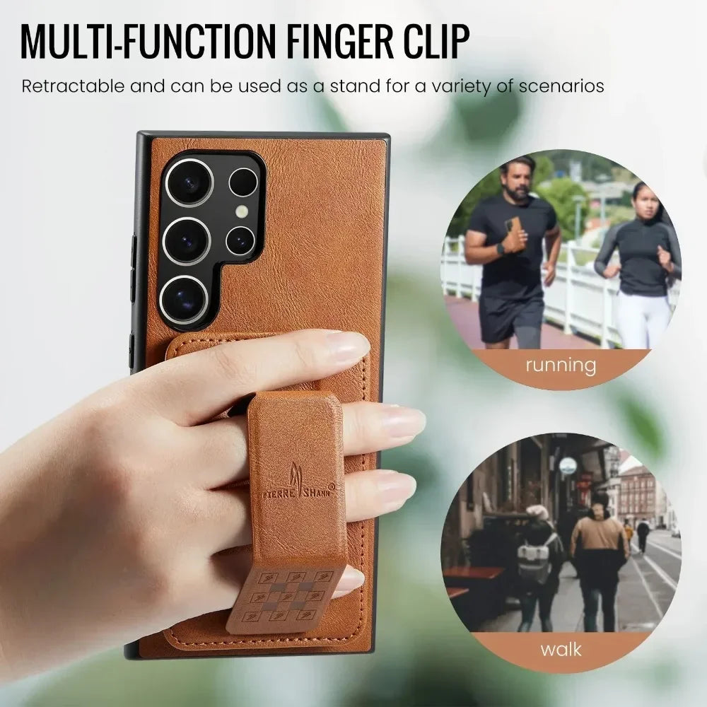 Multi-Card RFID Blocking Wallet Case for Samsung Galaxy S25 Series