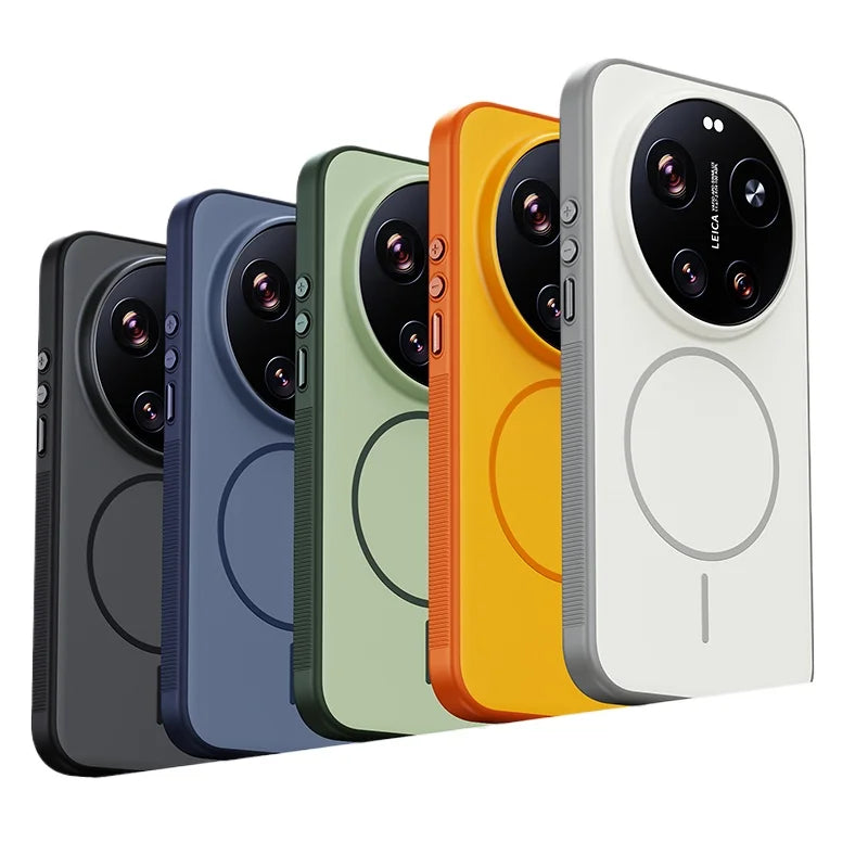 Double-Color Matte Magnetic Case for Xiaomi 17 Ultra