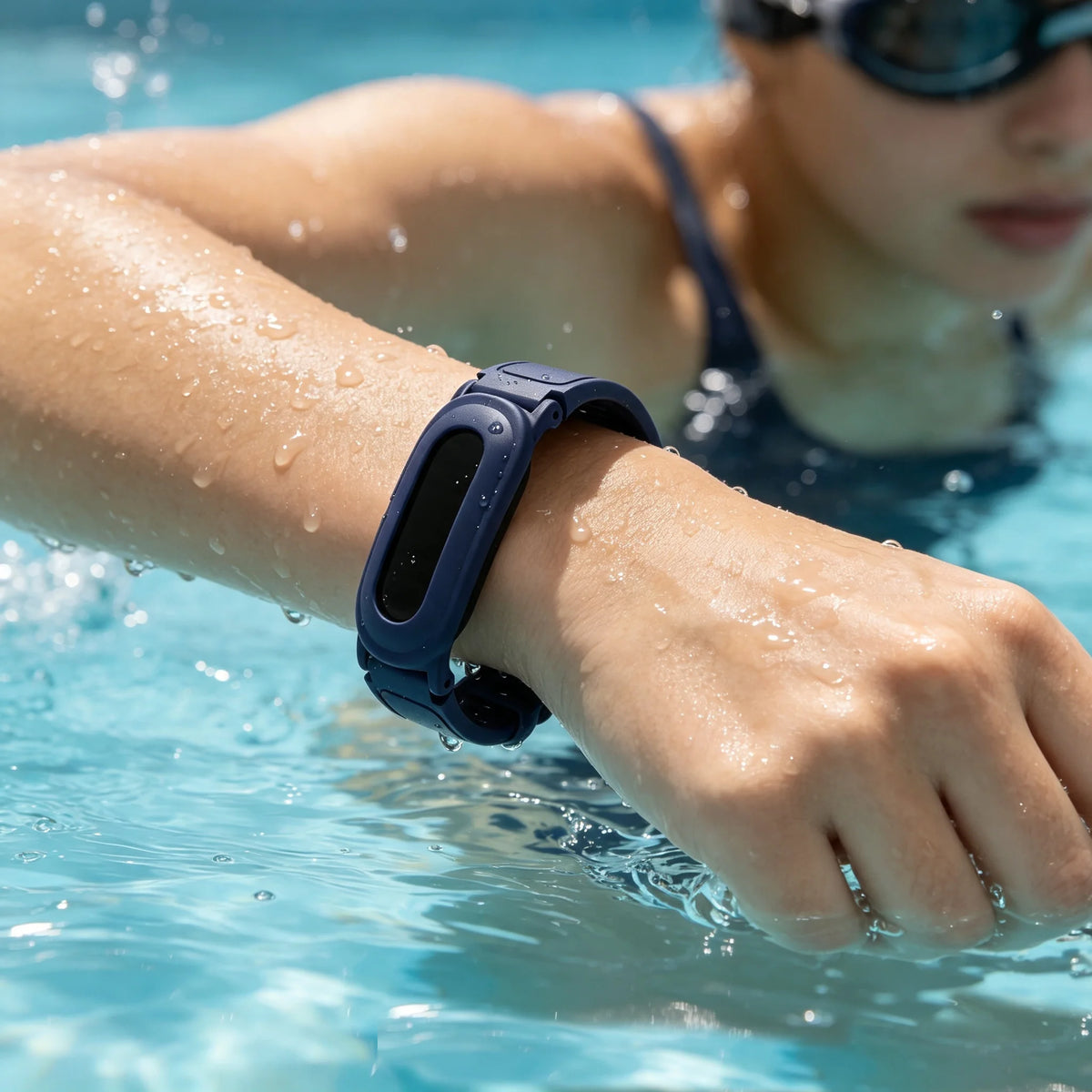 TPU Shockproof Case with Sport Band for Google Fitbit Air