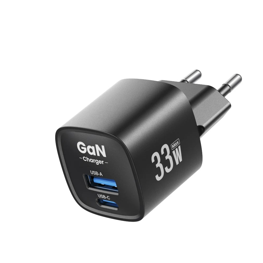 Asometech 33W GaN Fast Charger with Dual USB-C Ports