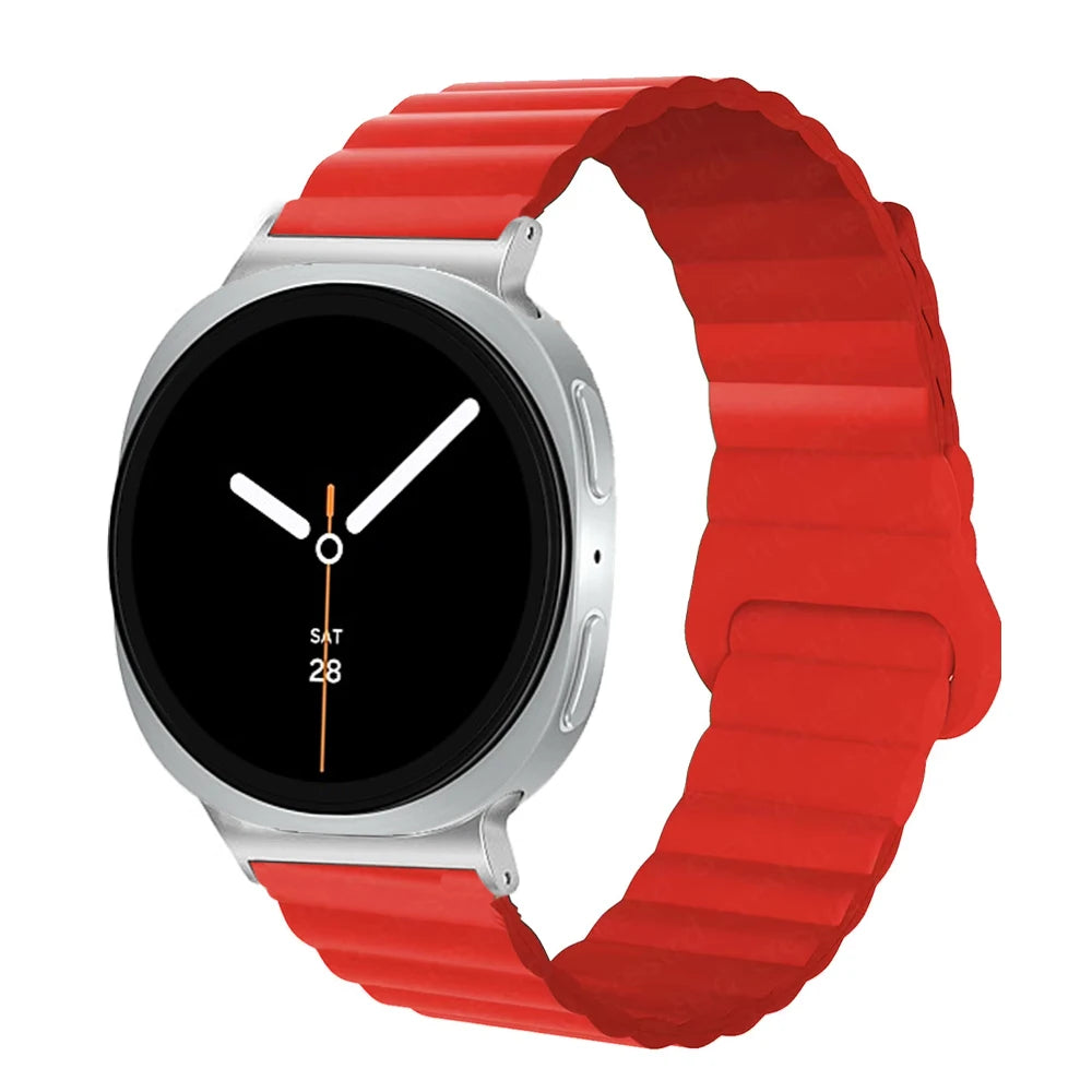 Adjustable Magnetic Silicone Bracelet for Samsung Galaxy Watch 8 & Galaxy Watch 8 Classic