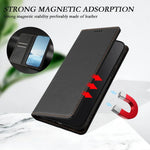 Samsung Galaxy S26 Series Leather Wallet Cover with Magnetic Closure